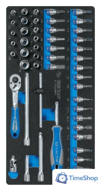 Универсальный набор инструментов King Tony 9-2550MRV (50 предметов) - Изображение №1 — Интернет-магазин Time-Shop