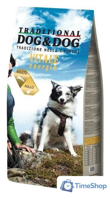 Сухой корм для собак Dog&Dog Adult Traditional Vitale Energia 20 кг - Изображение №1 — Интернет-магазин Time-Shop