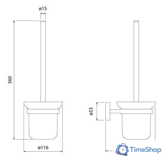 Ершик для унитаза IDDIS Sena SENSSG0i47 - Изображение №2 — Интернет-магазин Time-Shop