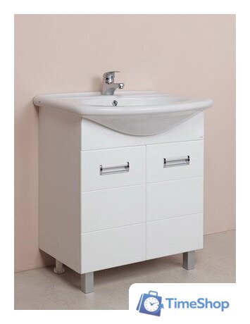  Onika Тумба под умывальник Балтика 70.10 (белый) [107026] - Изображение №2 — Интернет-магазин Time-Shop