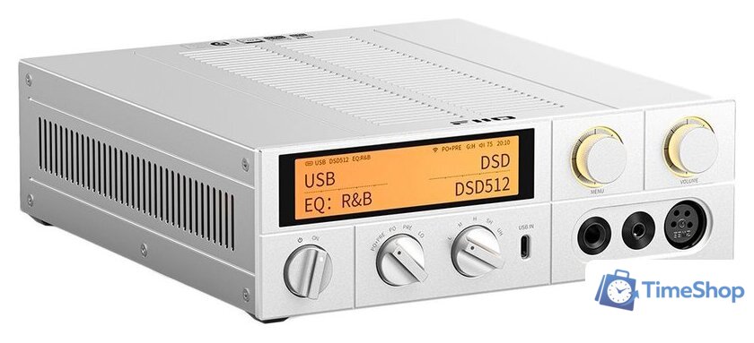 Настольный усилитель FiiO K17 (серебристый) - Изображение №1 — Интернет-магазин Time-Shop