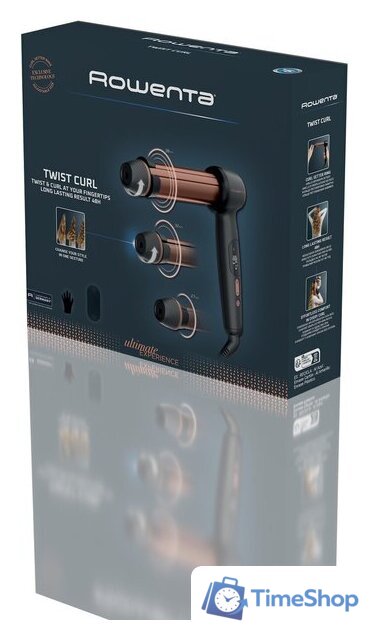 Стайлер для завивки Rowenta Twist Curl CF4620E0 - Изображение №14 — Интернет-магазин Time-Shop