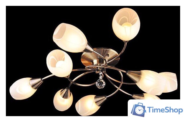 Припотолочная люстра Евросвет 2275/9 античная бронза - Изображение №1 — Интернет-магазин Time-Shop