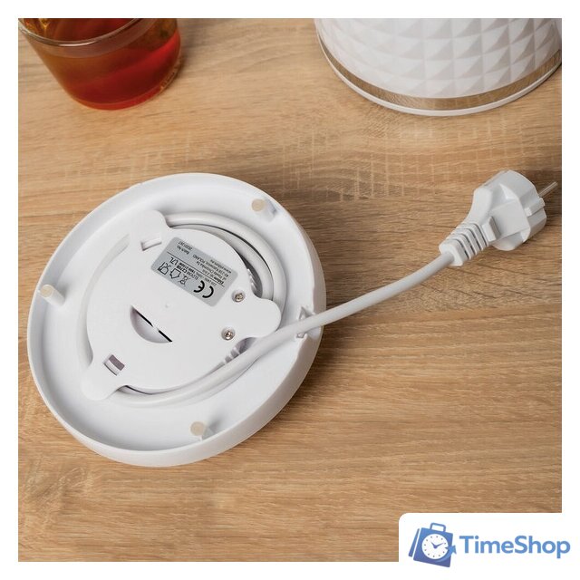 Электрический чайник Eldom C270 Nelo (белый) - Изображение №6 — Интернет-магазин Time-Shop