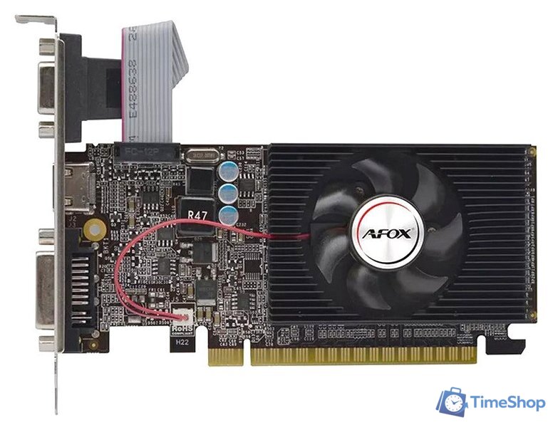Видеокарта AFOX GeForce GT 610 1GB GDDR3 AF610-1024D3L7-V6 - Изображение №1 — Интернет-магазин Time-Shop