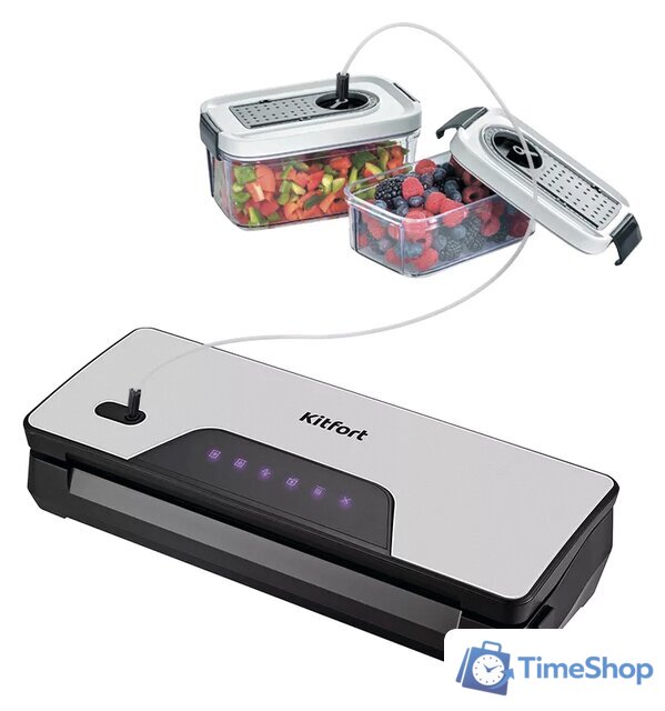 Бескамерный вакуумный упаковщик Kitfort KT-1517 - Изображение №6 — Интернет-магазин Time-Shop