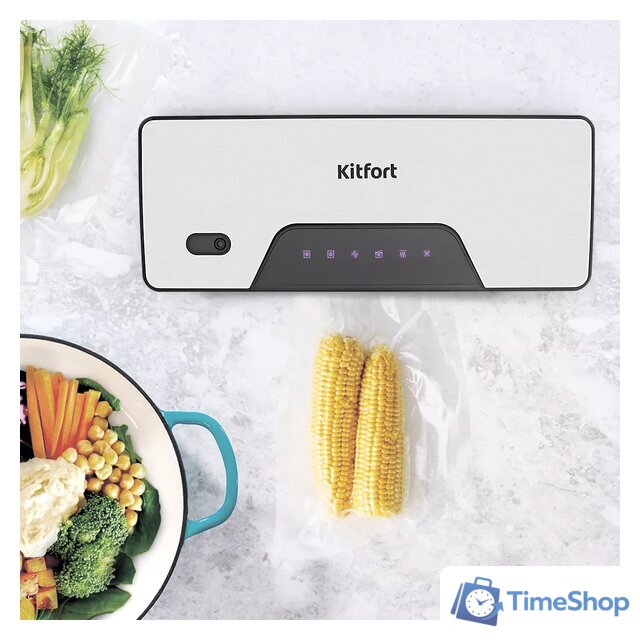 Бескамерный вакуумный упаковщик Kitfort KT-1517 - Изображение №2 — Интернет-магазин Time-Shop