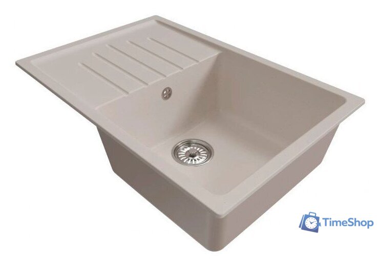 Кухонная мойка Mixline ML-GM19 551986 (белый) - Изображение №2 — Интернет-магазин Time-Shop