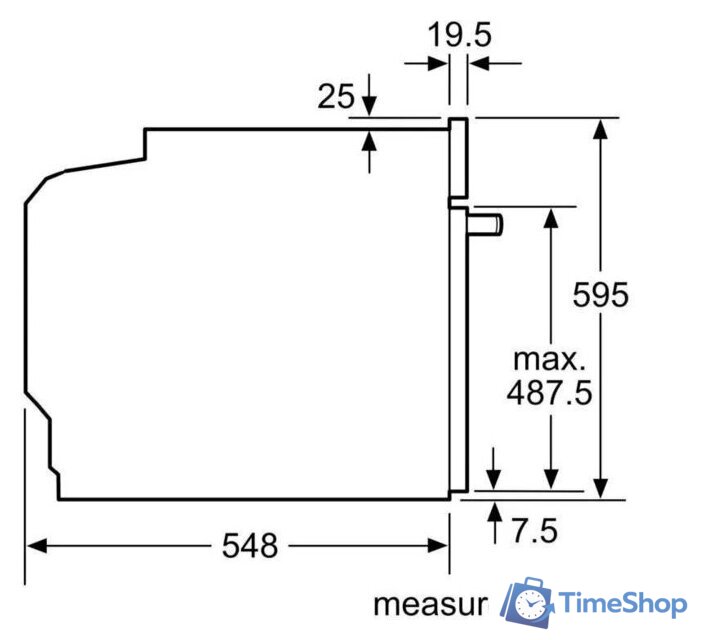 Электрический духовой шкаф Bosch Serie 4 HUA736EV0T - Изображение №4 — Интернет-магазин Time-Shop