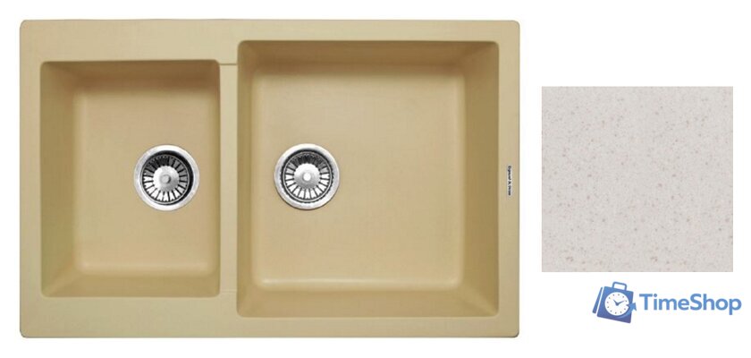 Кухонная мойка Zigmund & Shtain Rechteck 400.275 (каменная соль) - Изображение №1 — Интернет-магазин Time-Shop