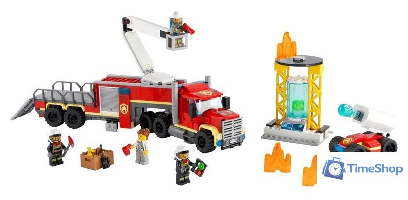 Конструктор LEGO City 60282 Команда пожарных - Изображение №3 — Интернет-магазин Time-Shop