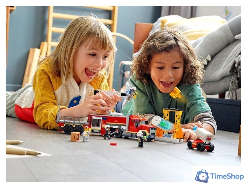 Конструктор LEGO City 60282 Команда пожарных - Изображение №14 — Интернет-магазин Time-Shop