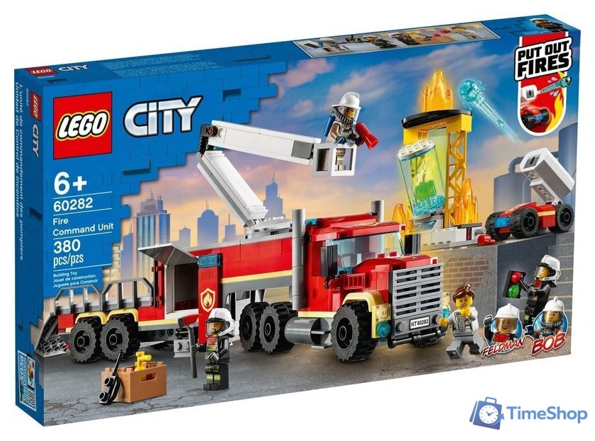 Конструктор LEGO City 60282 Команда пожарных - Изображение №1 — Интернет-магазин Time-Shop