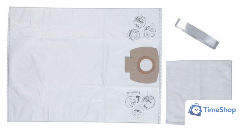 Многоразовый мешок Milwaukee 4932352307 (30л, 5шт) - Изображение №1 — Интернет-магазин Time-Shop