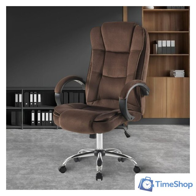 Офисное кресло Mio Tesoro Арно AF-C7307V (коричневый) - Изображение №7 — Интернет-магазин Time-Shop