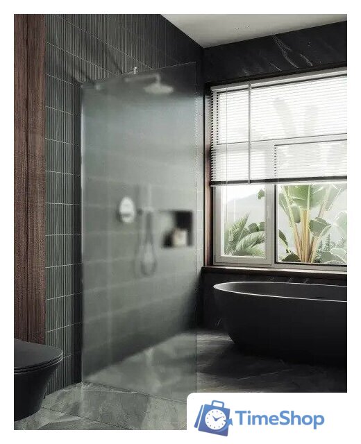 Душевая стенка MaybahGlass 195x79 MGD-700-5у (сатин стекло/хром матовый) - Изображение №4 — Интернет-магазин Time-Shop