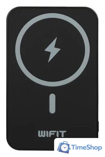 Внешний аккумулятор Wifit Wimag Magnetic Wireless Powerbank 5000mAh (черный) - Изображение №1 — Интернет-магазин Time-Shop
