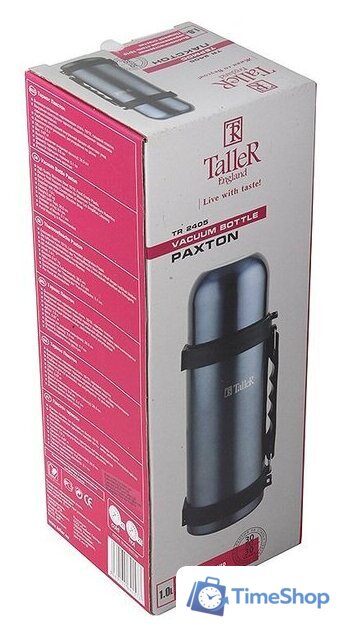 Термос Taller TR-22405 1л (синий) - Изображение №4 — Интернет-магазин Time-Shop