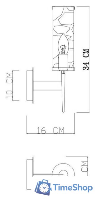 Бра Divinare Sham 4505/17 AP-1 - Изображение №4 — Интернет-магазин Time-Shop