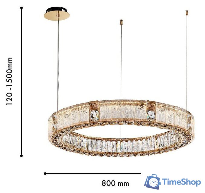 Подвесная люстра Favourite 4204-8P - Изображение №6 — Интернет-магазин Time-Shop