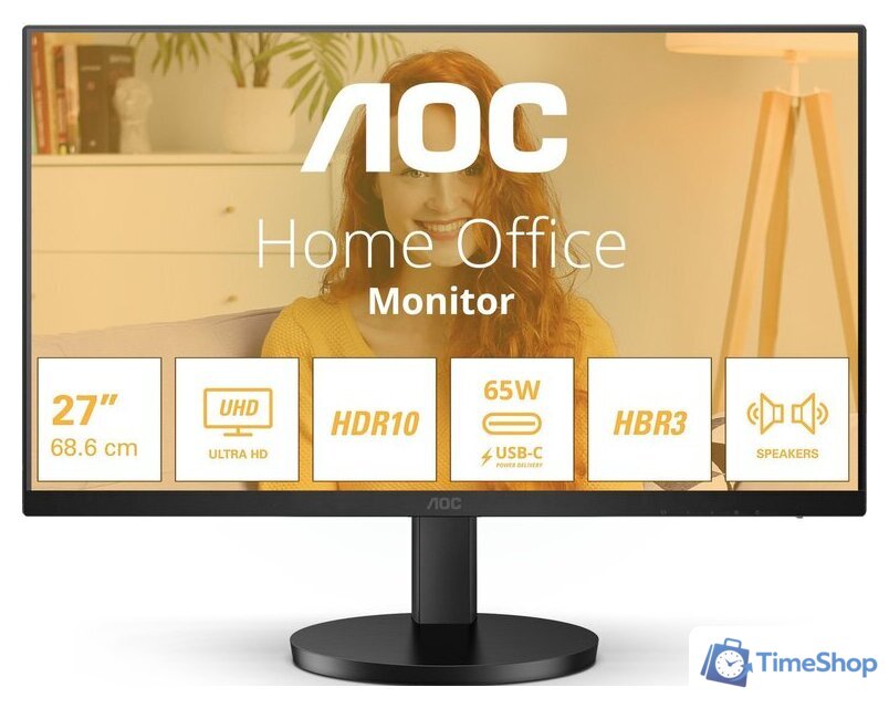 Монитор AOC U27B3CF - Изображение №2 — Интернет-магазин Time-Shop