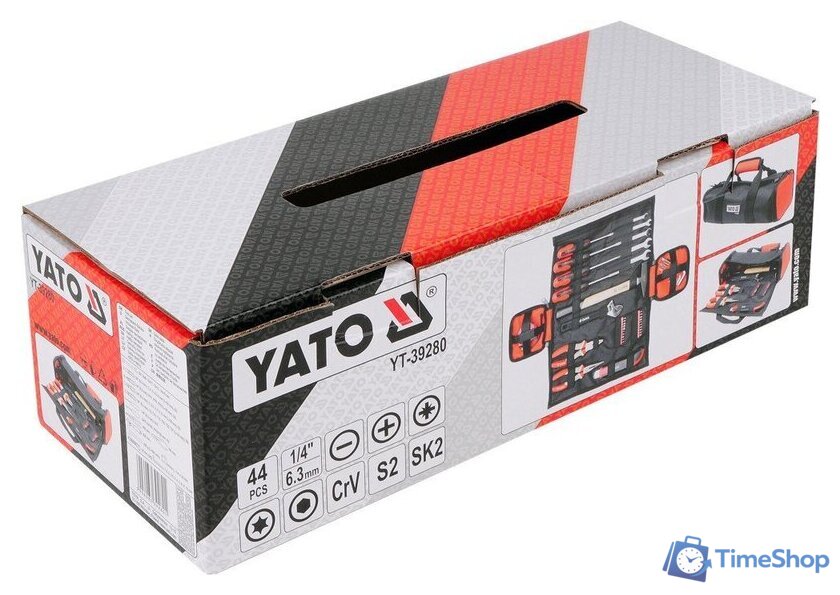 Набор домашнего мастера Yato YT-39280 44 предмета - Изображение №4 — Интернет-магазин Time-Shop