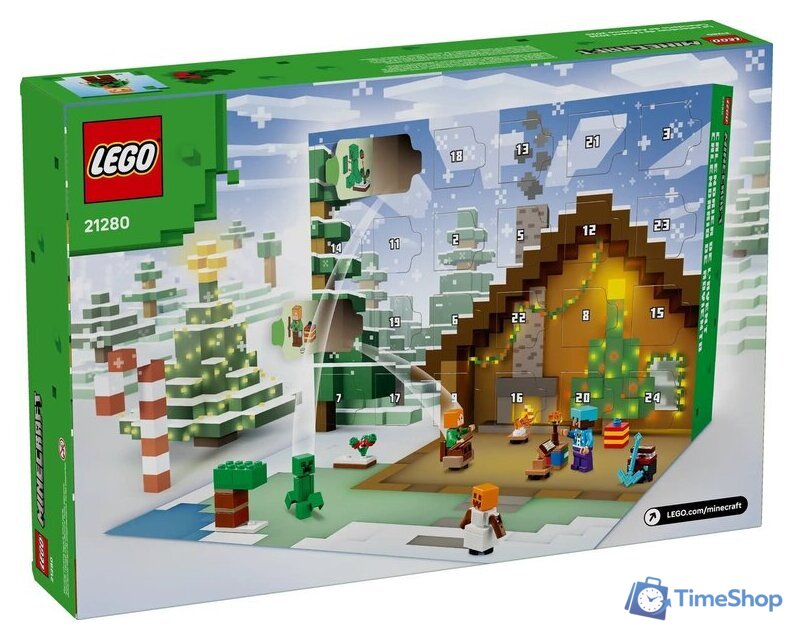 Конструктор LEGO Minecraft 21280 Advent Calendar 2025 - Изображение №7 — Интернет-магазин Time-Shop