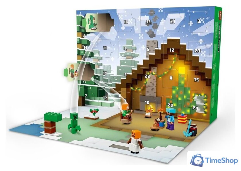 Конструктор LEGO Minecraft 21280 Advent Calendar 2025 - Изображение №3 — Интернет-магазин Time-Shop