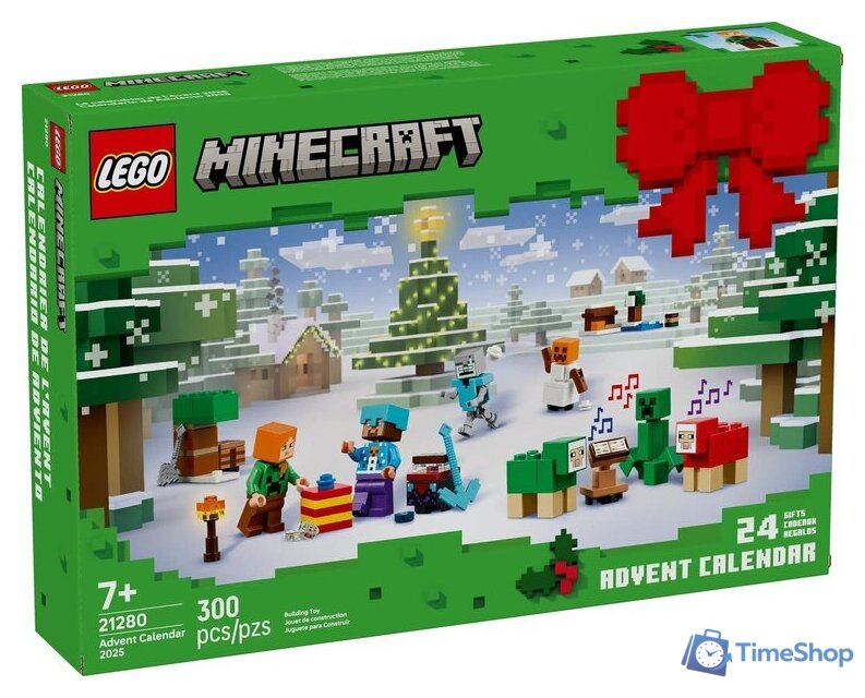 Конструктор LEGO Minecraft 21280 Advent Calendar 2025 - Изображение №1 — Интернет-магазин Time-Shop