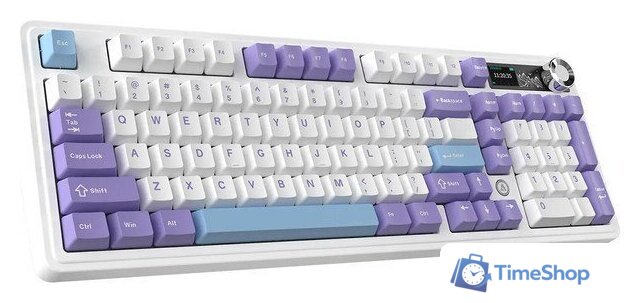 Клавиатура Ajazz AK980 V2 (фиолетовый/белый/синий, Ajazz Gift) - Изображение №3 — Интернет-магазин Time-Shop