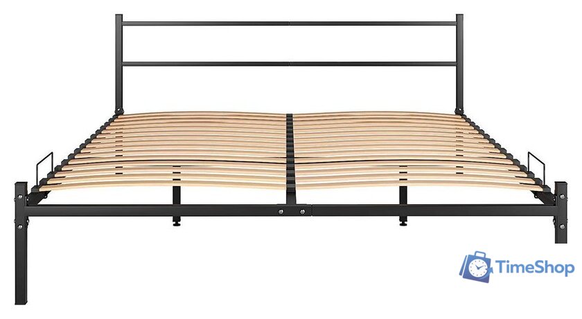 Кровать Князев Мебель Калабрия 1 КЛ1.160.200.Ч (черный муар) - Изображение №2 — Интернет-магазин Time-Shop