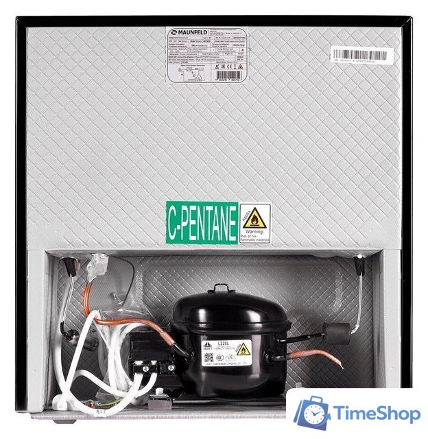 Однокамерный холодильник MAUNFELD MFF50RB - Изображение №6 — Интернет-магазин Time-Shop