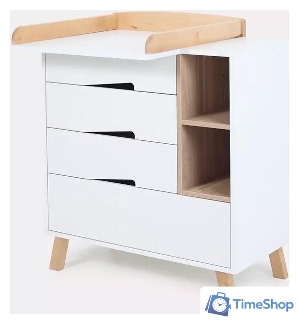 Детский комод Rant Lago Pro 800/4 (cloud white) - Изображение №14 — Интернет-магазин Time-Shop