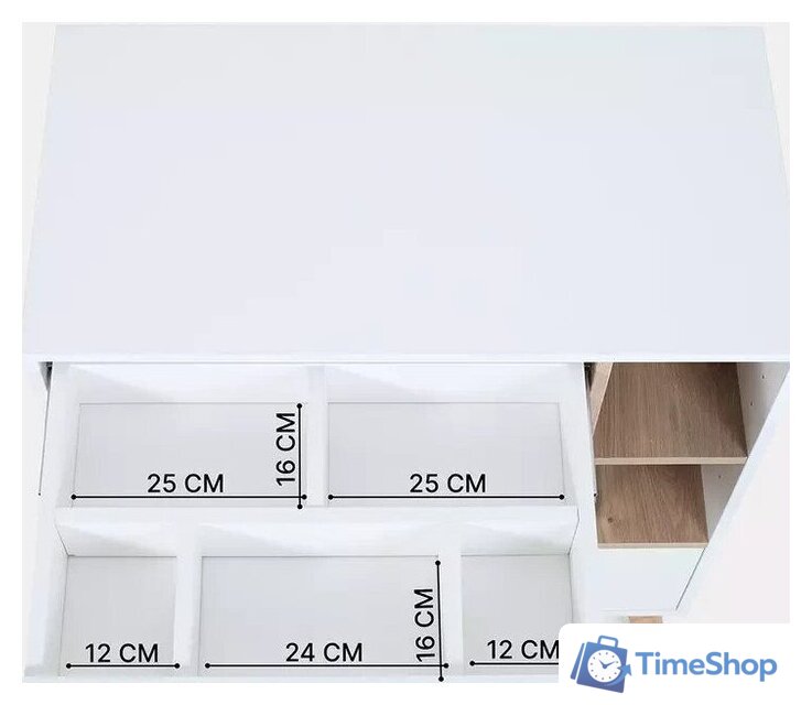 Детский комод Rant Lago Pro 800/4 (cloud white) - Изображение №5 — Интернет-магазин Time-Shop