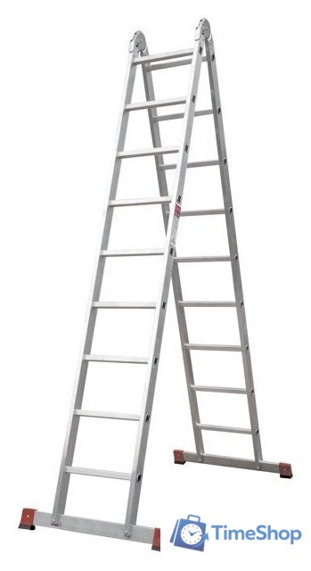 Лестница-трансформер Новая высота NV 331 шарнирная 2x9 ступеней - Изображение №1 — Интернет-магазин Time-Shop