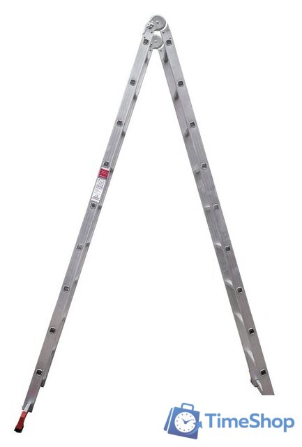 Лестница-трансформер Новая высота NV 331 шарнирная 2x9 ступеней - Изображение №5 — Интернет-магазин Time-Shop
