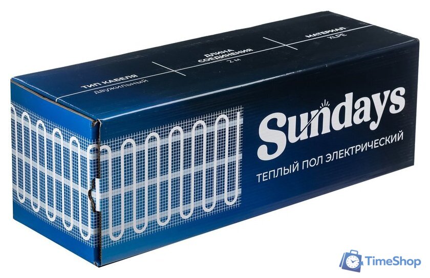 Нагревательный мат Sundays 675Вт (4.5м2) - Изображение №11 — Интернет-магазин Time-Shop