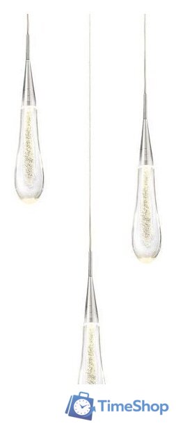 Подвесная люстра Kinklight Гутта 07861-3AS.02 (хром) - Изображение №1 — Интернет-магазин Time-Shop