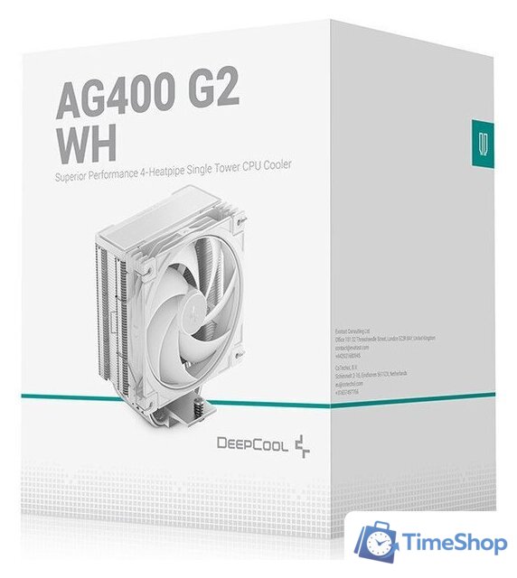 Кулер для процессора DeepCool AG400 G2 WH R-AG400-WHNPMG2-G - Изображение №10 — Интернет-магазин Time-Shop