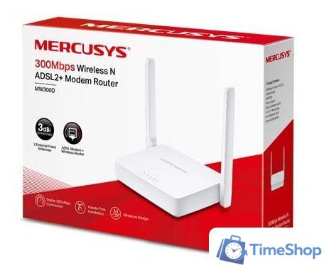 Беспроводной DSL-маршрутизатор Mercusys MW300D - Изображение №4 — Интернет-магазин Time-Shop