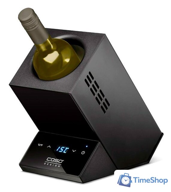 Охладитель для шампанского/вина CASO WineCase One Black - Изображение №2 — Интернет-магазин Time-Shop
