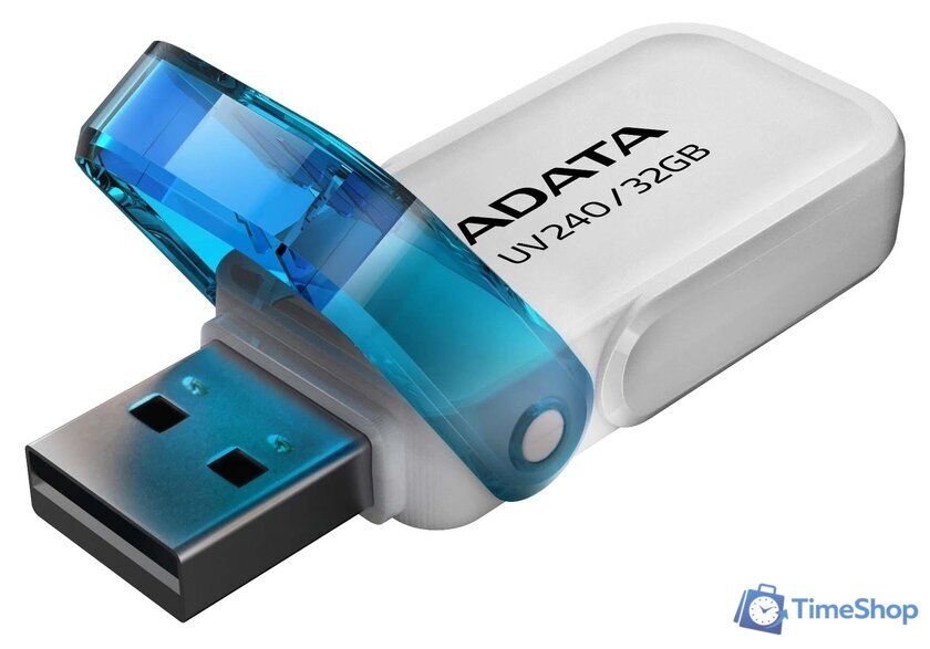 USB Flash ADATA UV240 32GB (белый) - Изображение №3 — Интернет-магазин Time-Shop