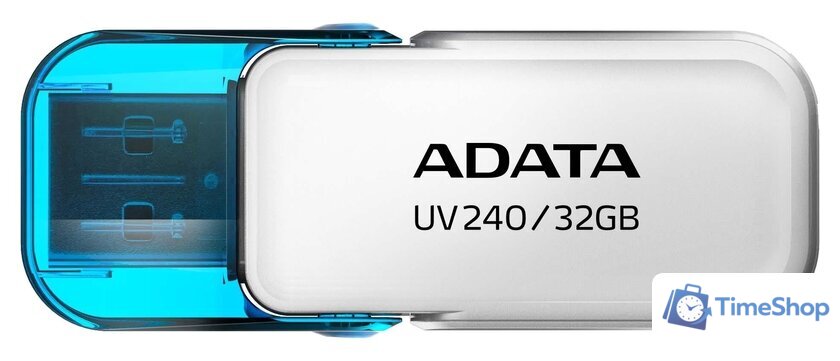 USB Flash ADATA UV240 32GB (белый) - Изображение №2 — Интернет-магазин Time-Shop