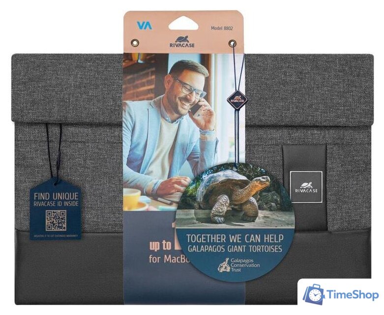 Чехол Rivacase Lantau 8802 (черный) - Изображение №10 — Интернет-магазин Time-Shop