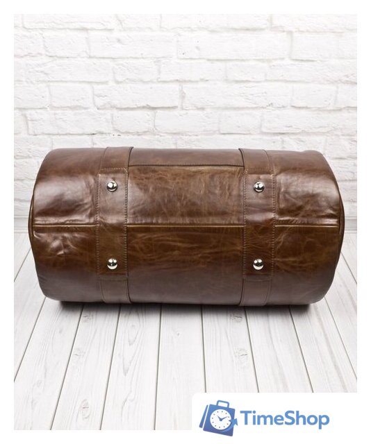 Дорожная сумка Carlo Gattini Premium Faenza 4033-02 (коричневый) - Изображение №5 — Интернет-магазин Time-Shop