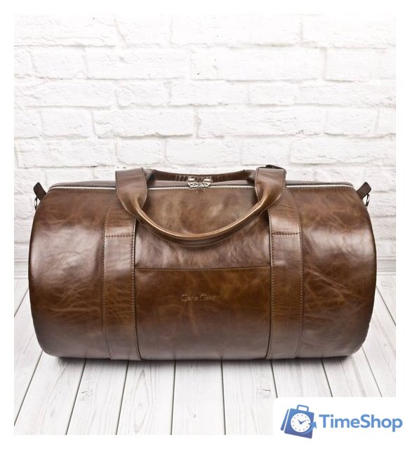 Дорожная сумка Carlo Gattini Premium Faenza 4033-02 (коричневый) - Изображение №6 — Интернет-магазин Time-Shop