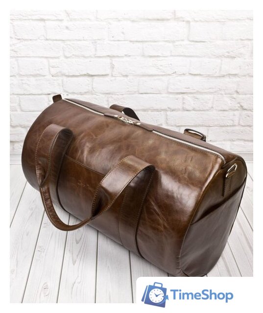 Дорожная сумка Carlo Gattini Premium Faenza 4033-02 (коричневый) - Изображение №4 — Интернет-магазин Time-Shop