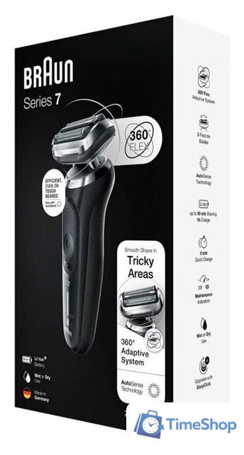 Электробритва Braun Series 7 71-N1000s - Изображение №2 — Интернет-магазин Time-Shop