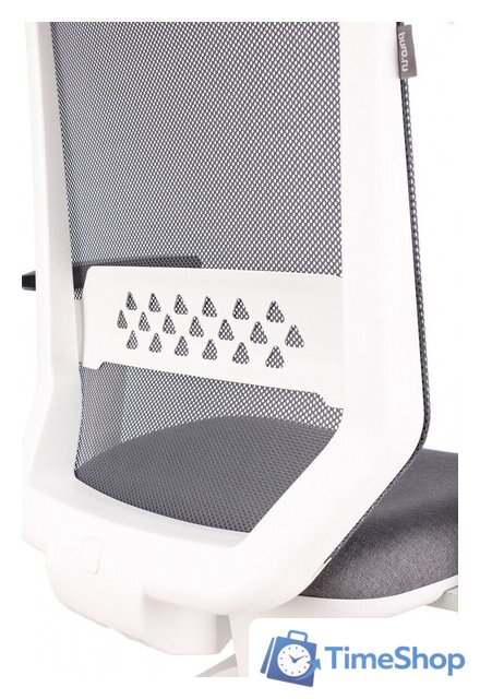 Офисное кресло Бюрократ MC-W611NL (серый TW-04/ткань 38-417/пластик белый) - Изображение №9 — Интернет-магазин Time-Shop