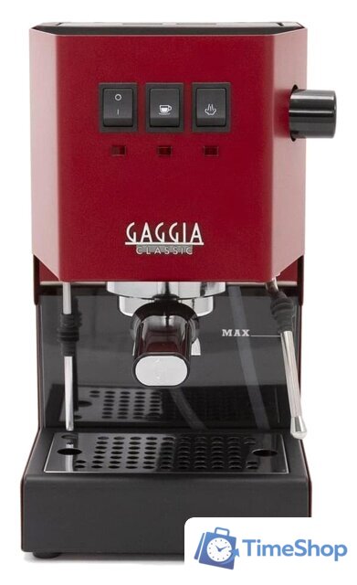 Рожковая кофеварка Gaggia Classic Evo Red 9481/12 - Изображение №1 — Интернет-магазин Time-Shop